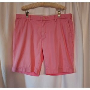 Mens Polo Ralph Lauren Pink Cotton 10' shorts‎ 38 Golf Preppy Brunch Date